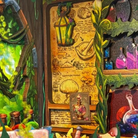 Book Nook - Alchemy Diary Gesamtansicht mit detaillierter Szenerie
