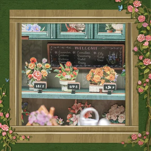 Book Nook - Blossom Florists Gesamtansicht mit detaillierter Szenerie