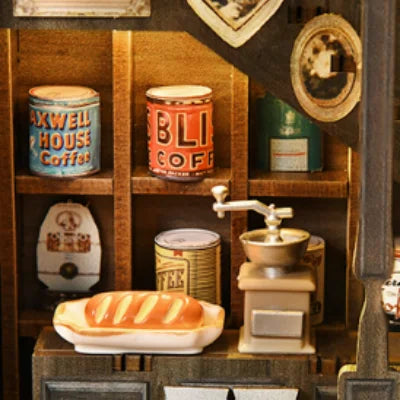 Komponenten des Book Nook - Four Seasons Coffee
