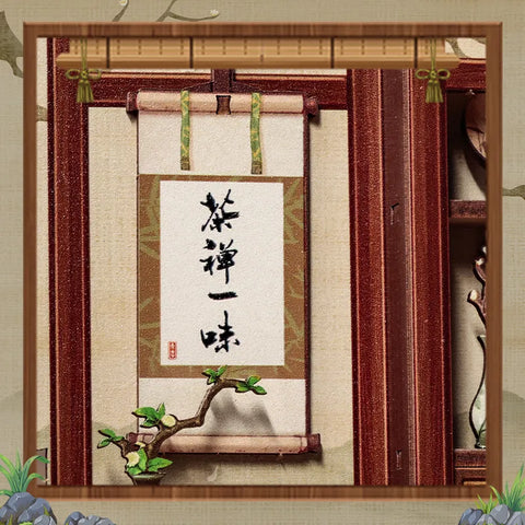 Book Nook - Kirishima Cha-an Gesamtansicht mit detaillierter Szenerie