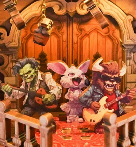 Book Nook - Monster Carnival Gesamtansicht mit detaillierter Szenerie