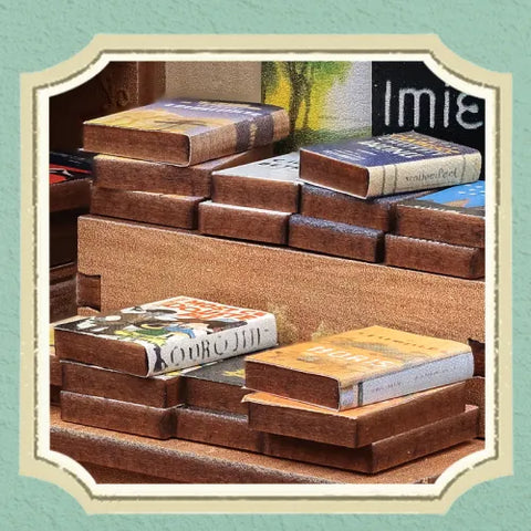 Book Nook - Muse Bookstore Gesamtansicht mit detaillierter Szenerie