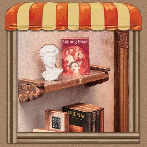 Book Nook - The Drama Bookshop Gesamtansicht mit detaillierter Szenerie