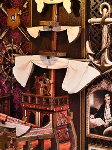 Book Nook - Voyage Memories Gesamtansicht mit detaillierter Szenerie