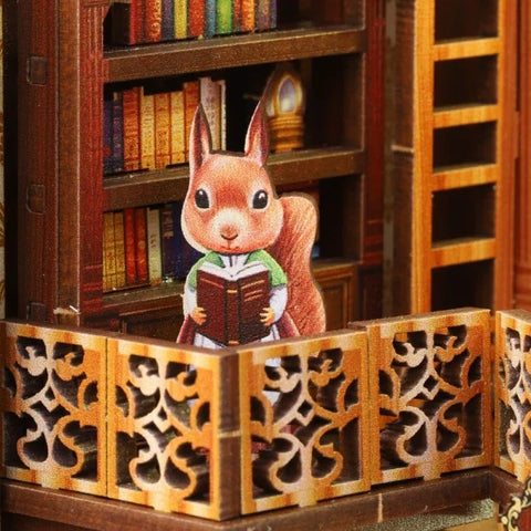 Miniatur Haus Bausatz - Wanguo Bookstore Gesamtansicht mit detaillierter Szenerie