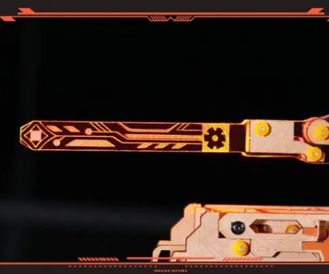 Nahaufnahme des 3D Puzzle - Burning Cyclone mit reichhaltigen Details