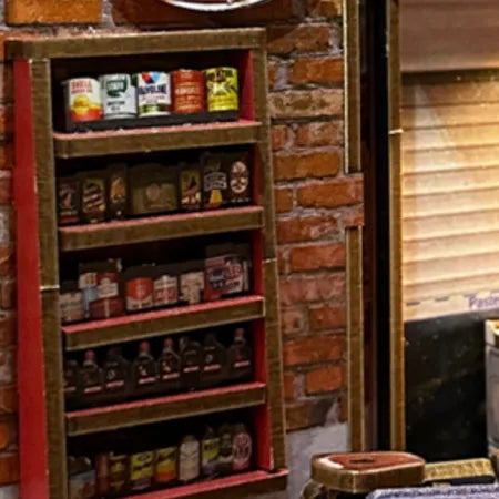 Komponenten des Book Nook - Garage
