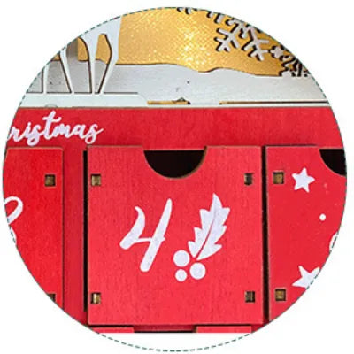 Detailansicht eines dekorativen Elements im Red Adventskalender 2025 mit feinen Details