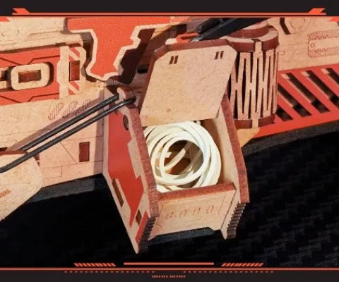 Nahaufnahme des 3D Puzzle - Burning Cyclone mit reichhaltigen Details