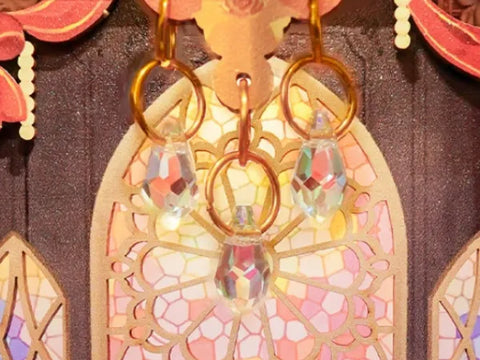 Book Nook - Beast And Beauty Gesamtansicht mit detaillierter Szenerie