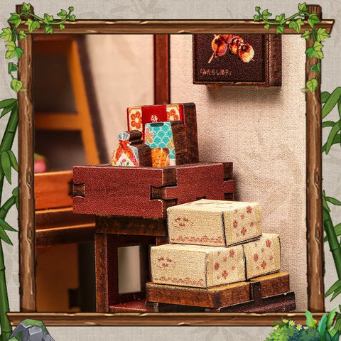 Komponenten des Book Nook - Kanmi-dokoro Kurihara