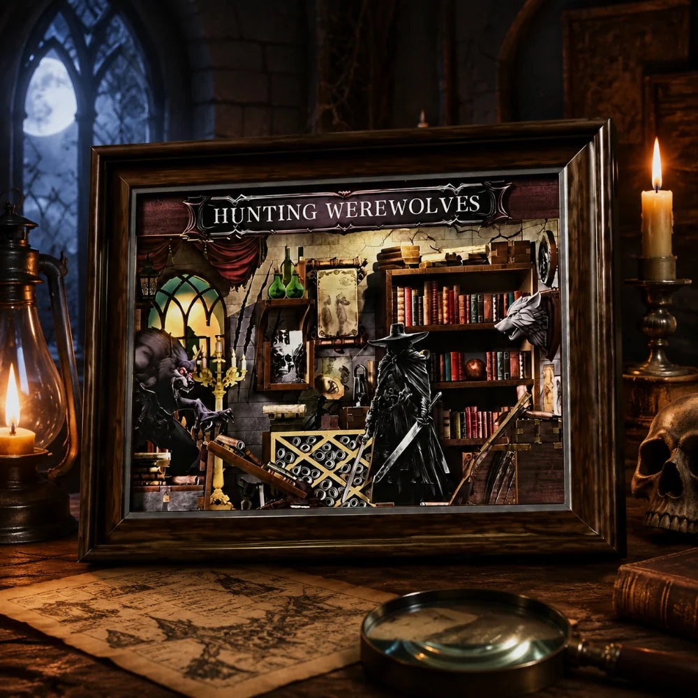 3D Bilderrahmen - Hunting Werewolves