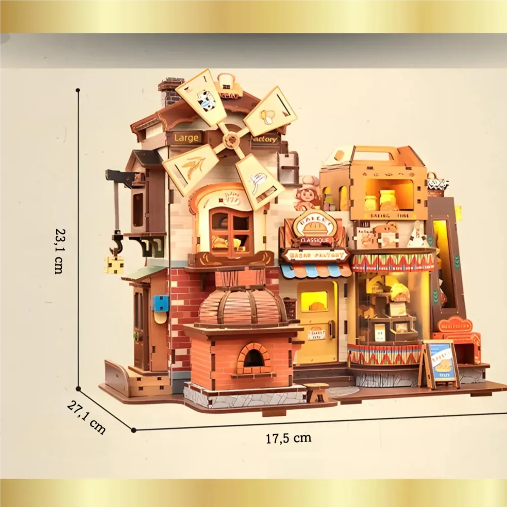 3D Holzpuzzle -Bread Factory
