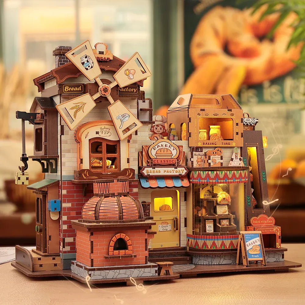 3D Holzpuzzle -Bread Factory