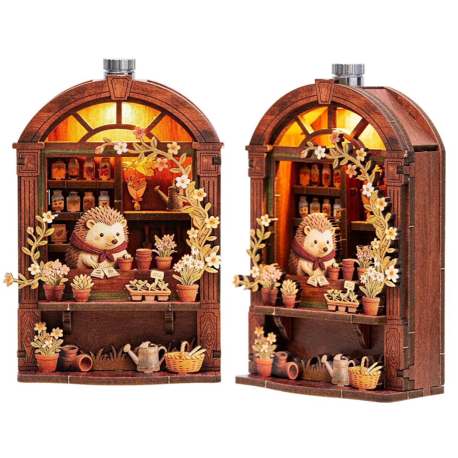 3D Holzpuzzle - Serie Märchenhafte Straßenecke | Kühlschrankmagnet