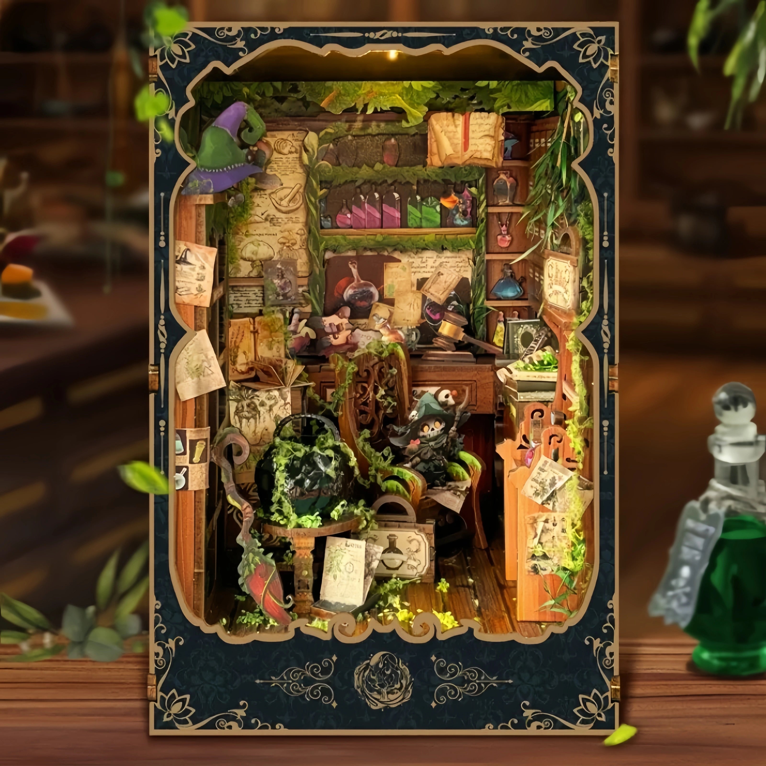 Book Nook - Alchemy Diary Gesamtansicht mit detaillierter Szenerie