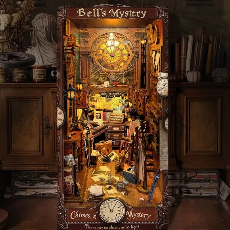 Book Nook - Bell's Mystery Gesamtansicht mit detaillierter Szenerie