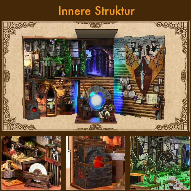 Book Nook - Blade and Magic Innere Struktur