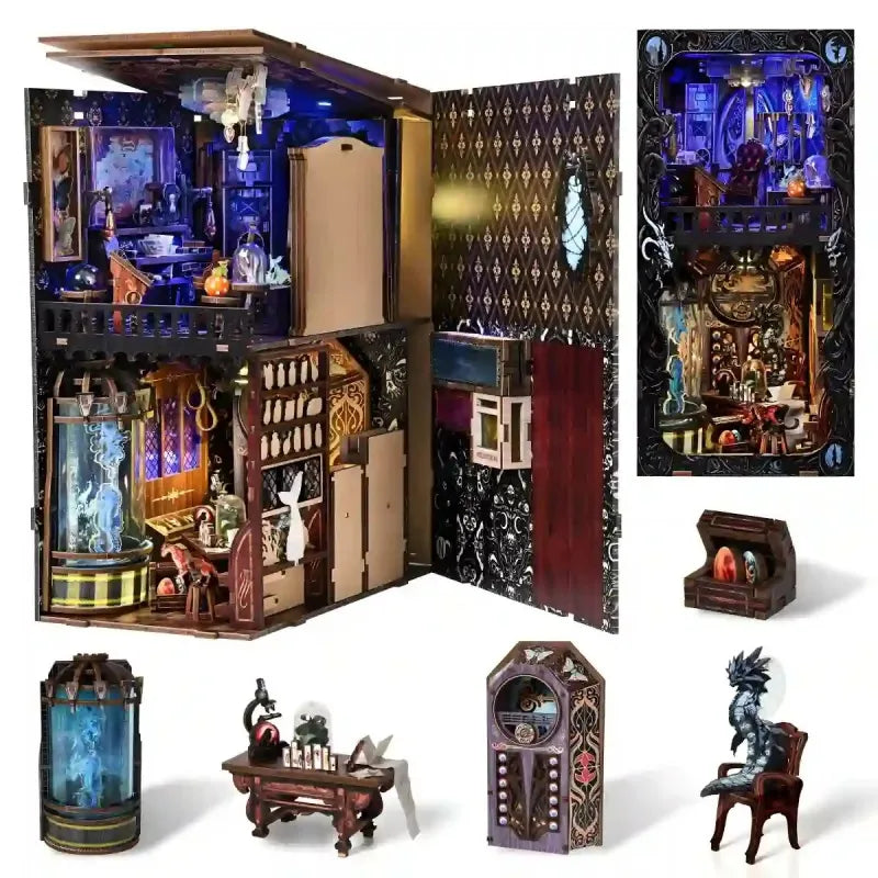 Komponenten des Book Nook - Chamber Of Exotic Beasts