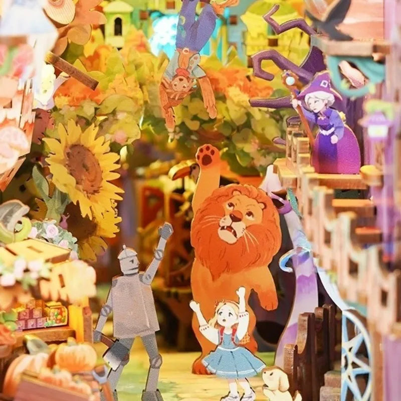 Detailansicht eines dekorativen Elements im Book Nook - Dorothy's Journey mit feinen Details