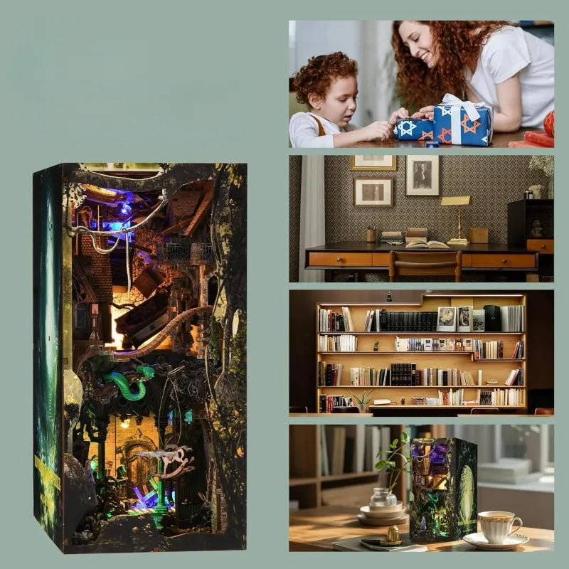 Geschenkverpackung des Book Nook - Down The Rabbit-Hole Alice in Wonderland für Sammler und als ideales Geschenk