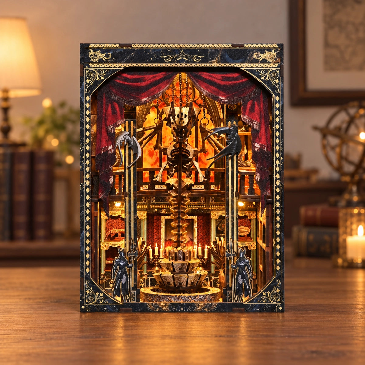Gesamtansicht des Dragon-Bones Ember Book Nooks