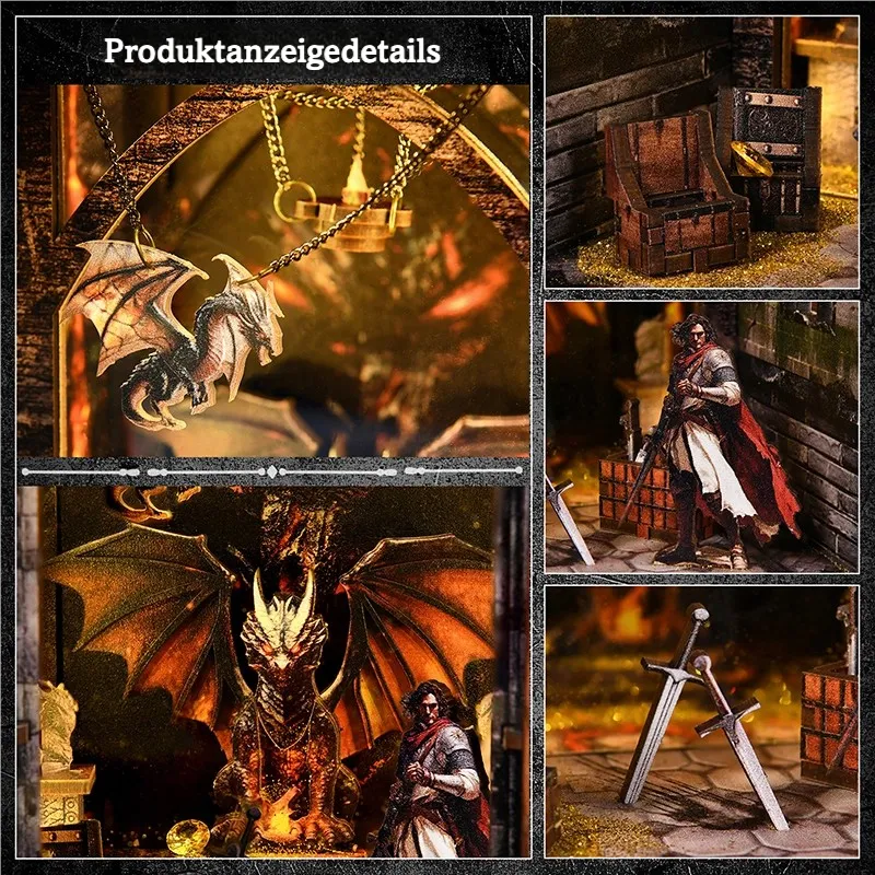 Book Nook Fourth Wing - Dragons Treasure Labyrinth