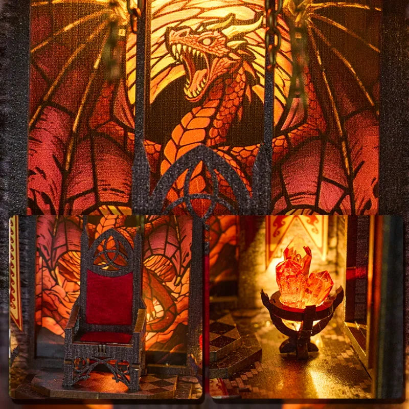 Book Nook Fourth Wing - Sprie of the Wyrm