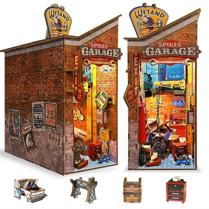 Komponenten des Book Nook - Garage