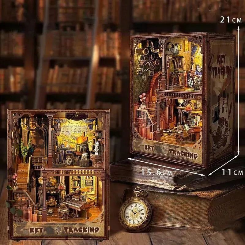 Book Nook - Key Tracking mit detaillierten Abmessungen