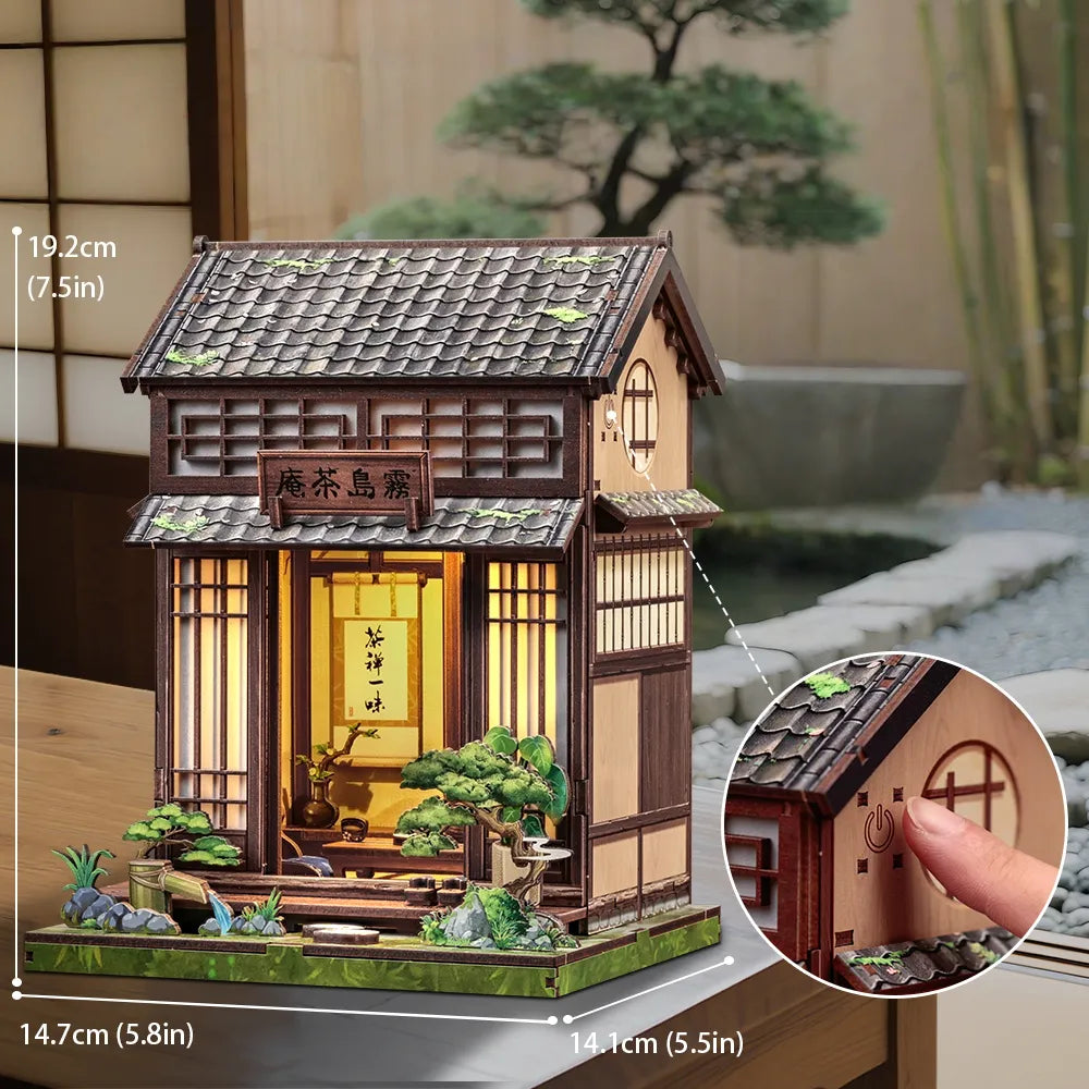 Book Nook - Kirishima Cha-an mit detaillierten Abmessungen