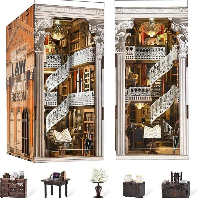 Komponenten des Book Nook - Law Library