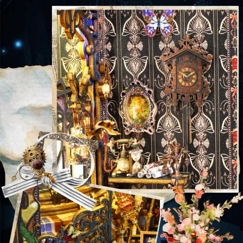 Detailansicht eines dekorativen Elements im Book Nook - Law Of The Night mit feinen Details