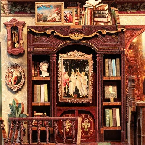 Book Nook - Library of Wisdom Gesamtansicht detaillierter Szenerie