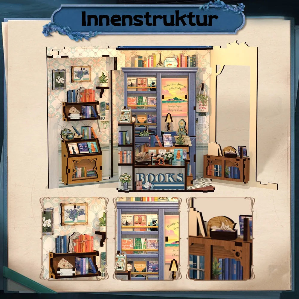 Komponenten des Book Nook - Literature Bookstore