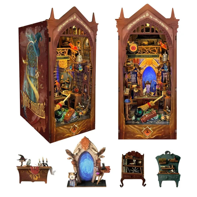 Komponenten des Book Nook - Magic Academy