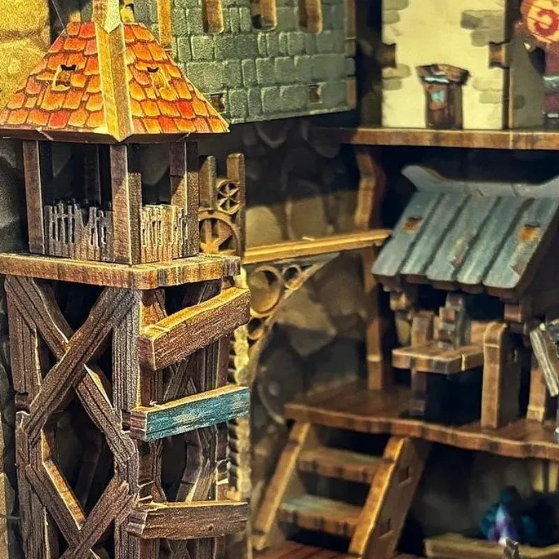 Detailansicht eines dekorativen Elements im Book Nook - Mining Zone Fortress mit feinen Details