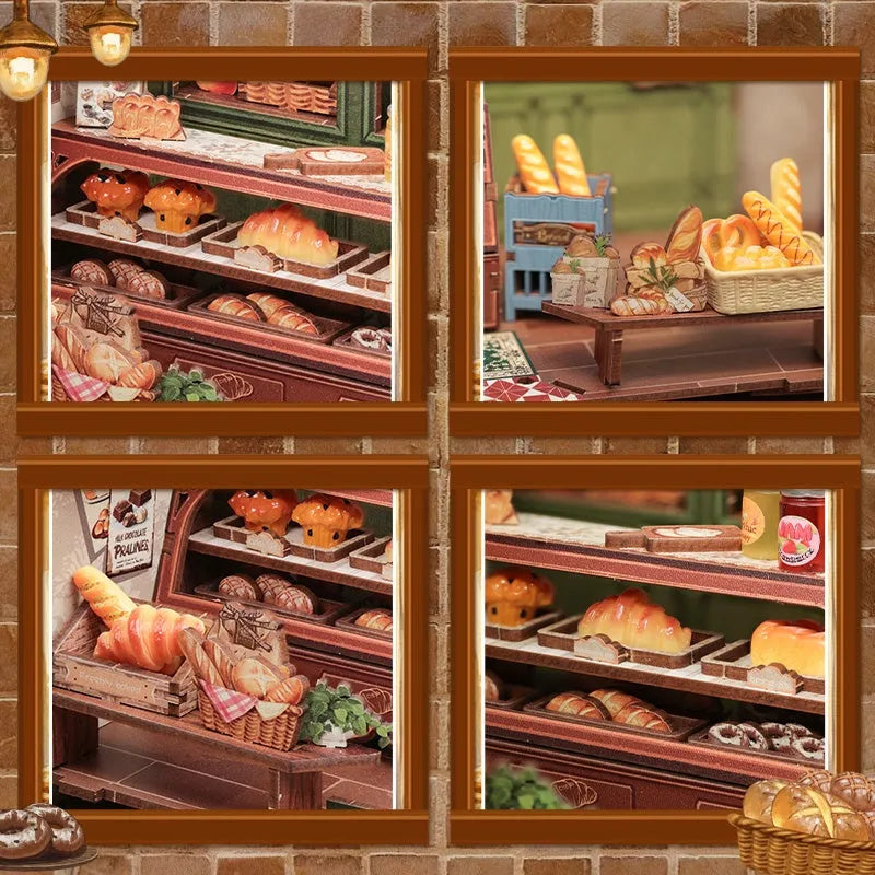 Detailansicht eines dekorativen Elements im Book Nook - Mrs.Hunt Bakery mit feinen Details