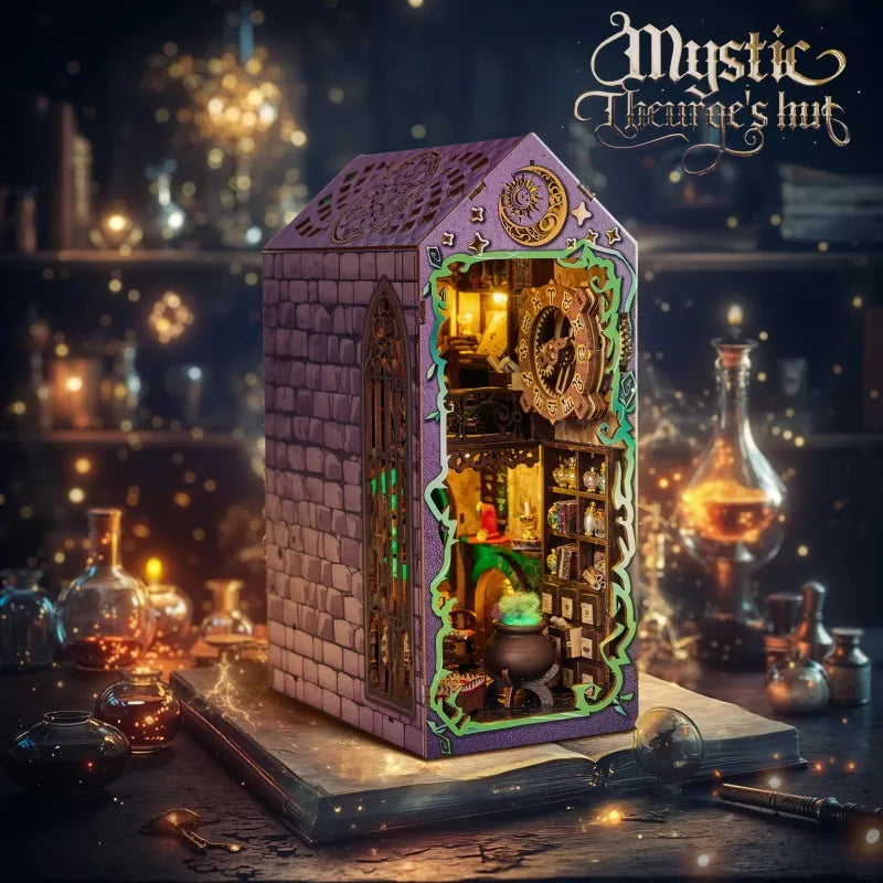 Book Nook - Mystic Theurge's Hut Gesamtansicht mit detaillierter Szenerie