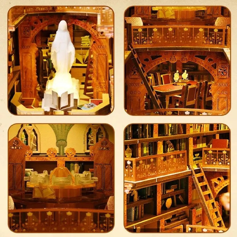 Detailansicht eines dekorativen Elements im Book Nook - Public Library mit feinen Details