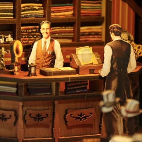 Book Nook – Royal Seamer’s Sew Boutique Gesamtansicht mit detaillierter Szenerie