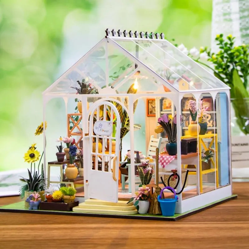 Book Nook - Sunshine Flower Gesamtansicht mit detaillierter Szenerie