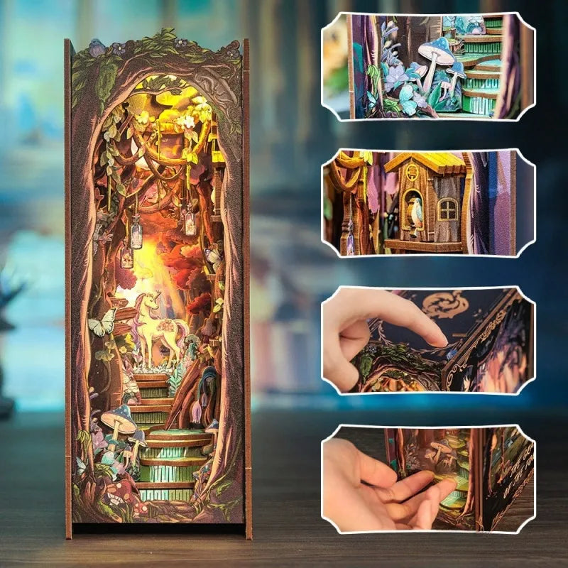 Detailansicht eines dekorativen Elements im Book Nook - The Grace of The Forest mit feinen Details