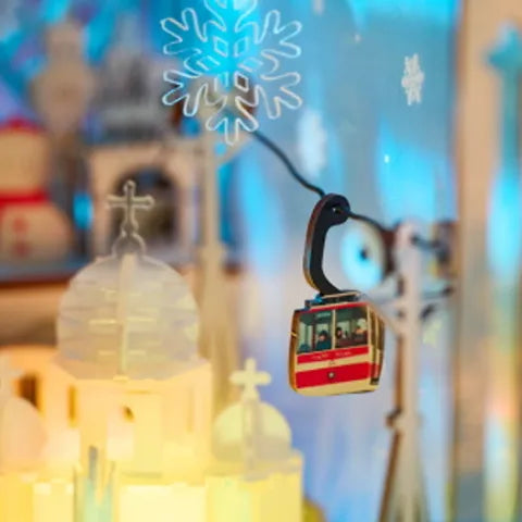 Book Nook - The Great Ice World Gesamtansicht mit detaillierter Szenerie