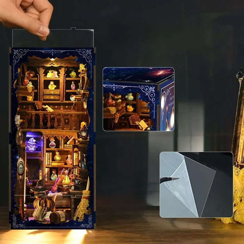 Book Nook - The Magic Study mit Staubschutz und langlebigem Design