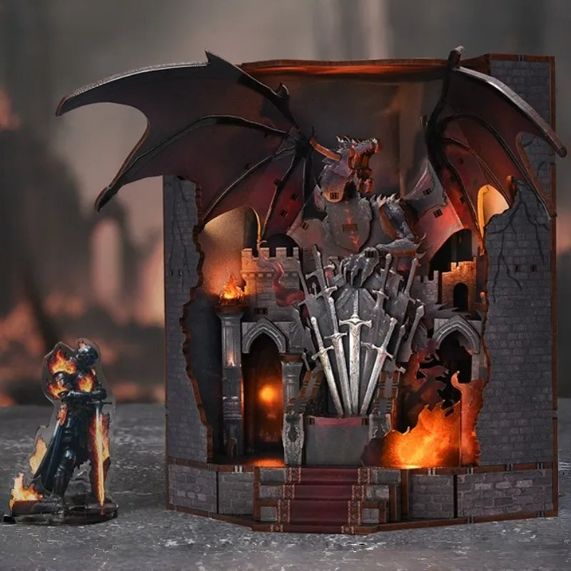 Book Nook - Throne of Blade Gesamtansicht mit detaillierter Szenerie