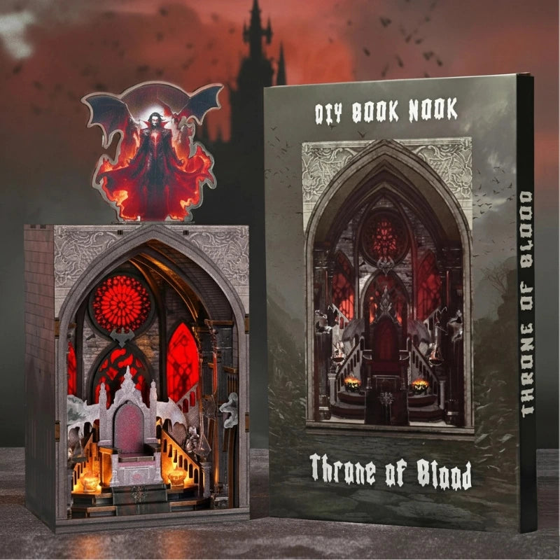 Geschenkverpackung des Book Nook - Throne of Blood für Sammler und als ideales Geschenk