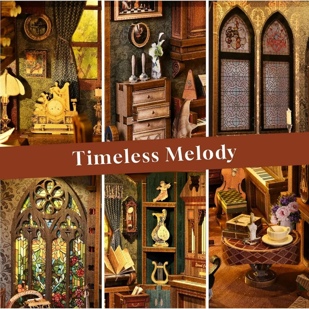 Detailansicht eines dekorativen Elements im Book Nook - Timeless Melody mit feinen Details