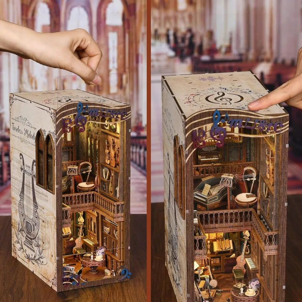 Book Nook - Timeless Melody mit Staubschutz und langlebigem Design