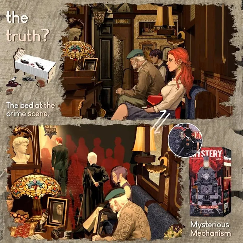 Book Nook - Train Mystery Case Detailansicht auf booknook.de